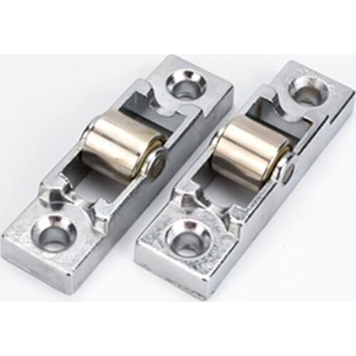 4pcs Zinc Alloy Flat/Concave Wheel Slide Doors Window Pulley U-type Ball Bearing Wheel Roller Plastic Steel Hardware Accessories