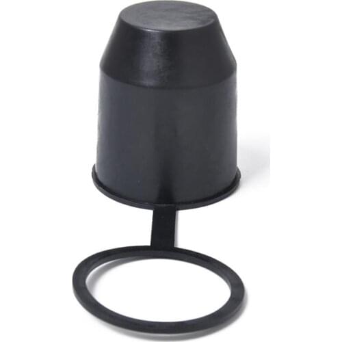 50mm Car Towbar Towball Cap Towing Protective Cover Simple Push-on