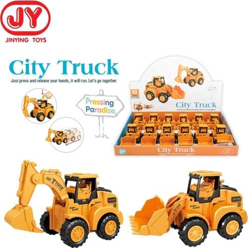 Kids Classic Clockwork toys Press Inertia Engineering Car Model Toys For Children Moveable Wind Up Toys For Boy Birthday Gift