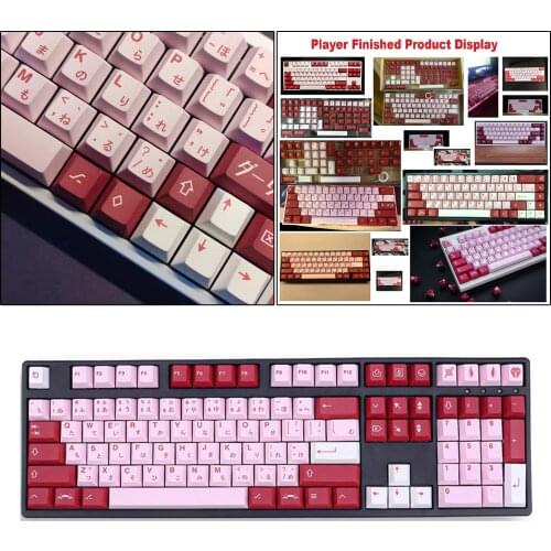 DIY PBT 140 Keys Keycaps for Cherry MX Switches Gaming Mechanical Keyboard