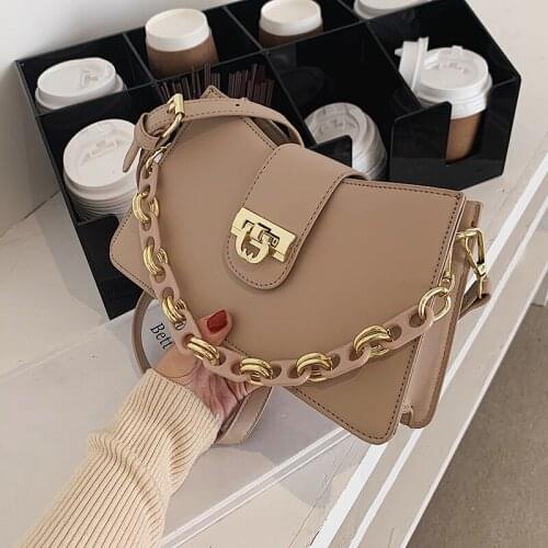 Design High-end Handbags 2021 New Fashion Messenger Bag Hot Style Two Handbags Square Bag Dual-use Bag Width: 24cm