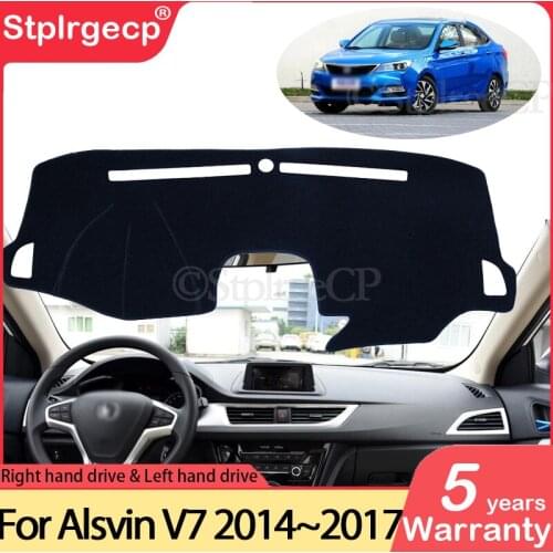 For Changan Alsvin V7 2014 2015 2016 2017 Anti-Slip Mat Dashboard Cover Pad Sunshade Dashmat Protect Carpet Car Accessories Rug