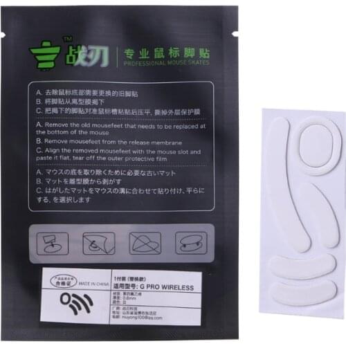 For logitech G Pro Wireless Mouse Feet Sticker Mice Skate Pad Glide Curve Edge