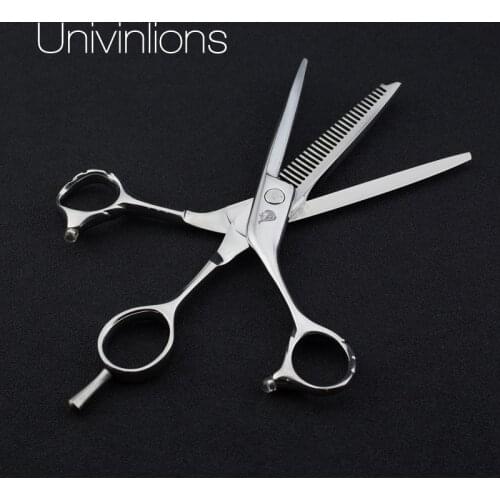 6.5" combined scissors chunking shears multi blade scissors professional hair cutt shears hairdressing japanese scissors cutter