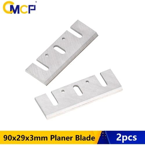 CMCP 2pcs 90x29x3mm Planer Blade Replacement For PL9-90E Electric Planer Blade Power Tool Spare Parts