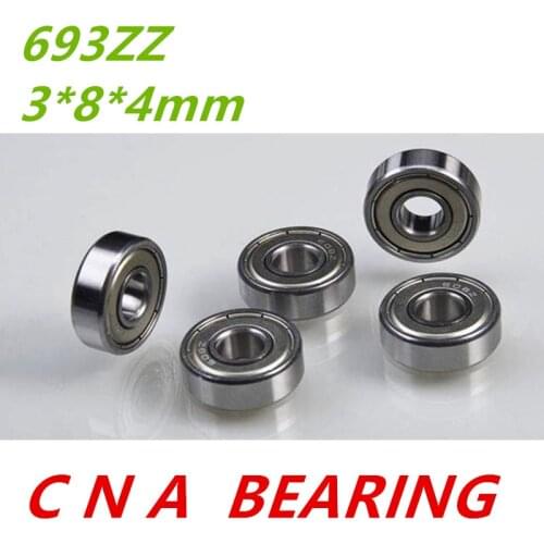 693ZZ 693 ABEC-5 3X8X4 693Z Miniature Ball Bearings 693 2Z Deep Groove Radial 693 Ball Bearings