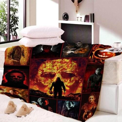 Skull Firing Soft Blanket Nap Blanket Velvet Plush Beach Towel For Adults Blanket Throws Bedsheet Travel Dropship Customized