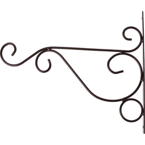 Wall-Mounted Hook Flower Stand Decoration Wall Hanging Basket Bracket Simple flower Pot Holder