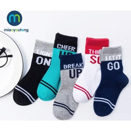5pair/lot 10pcs Cotton Letter Color Comfort Skarpetki Newborn Socks Kids Boy Knit Soft Girl Baby Socks Meia Infantil Miaoyoutong