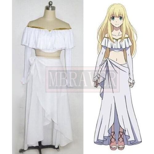 New arrivel Aldnoah Zero Asseylum Vers Allusia Cosplay dress Costume Party dress women