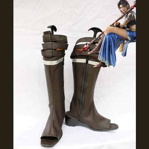 Final Fantasy XIII Oerba Yun Fang Cosplay Boots Shoes Game Party Cosplay Boots Custom Made for Adult Women Shoes