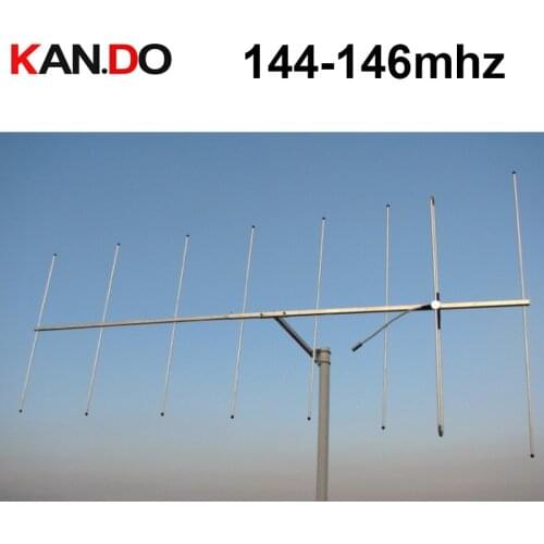 Portable V band yagi antenna 144-146MHZ gain 10.5dbi amateur repeater antenna two way radio antenna amateur radio antenna
