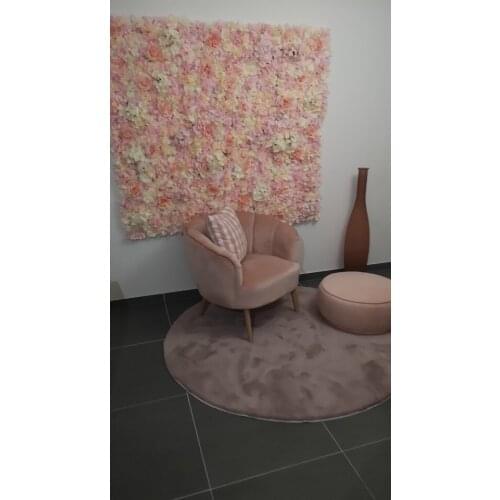 Silk Rose Artificial Flowers Mat Home Decoration Flowers Wall for Wedding Background Arch Decoration Floral Mats