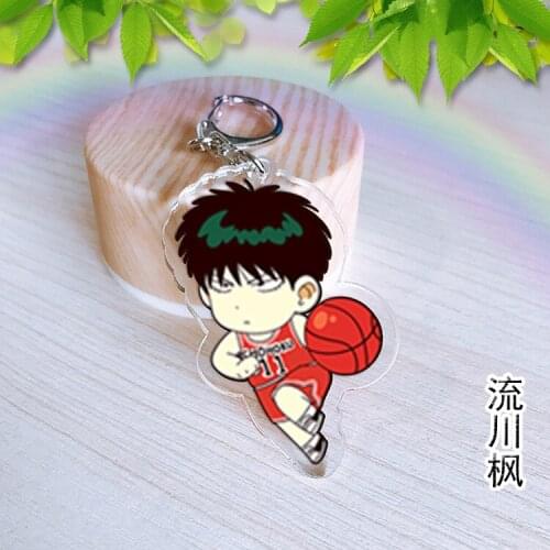 Slamdunk Boy Fashion Anime Acrylic Key Chains Cartoon Keyring Keychain Pendant Keyholder Unisex Gift