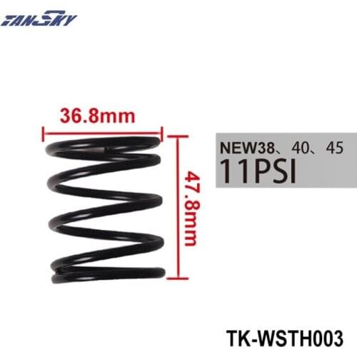 38MM 40MM 45MM TURBO EXTERNAL WASTEGATE WG SPRING COATED REPLACEMENT 11 PSI /0.78BAR JUST FOR TURBO SMART TK-WSTH003