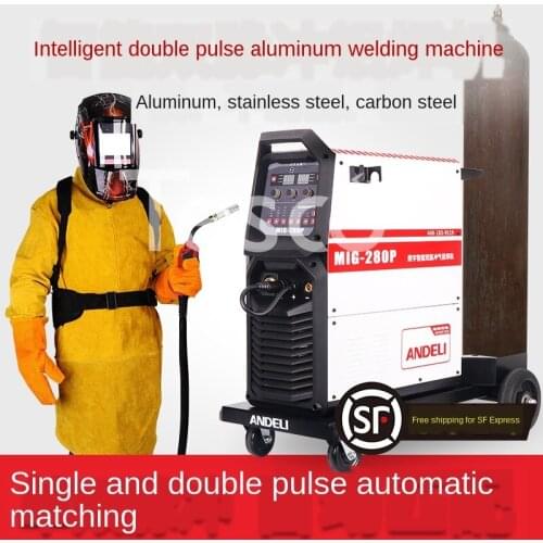 MIG/NB-200/350/500 pulse two protection welding 220V/380 gas shielded aluminum welding machine