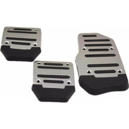 Universal aluminum alloy manual transmission anti-skid car pedal set for Chevrolet Impala Chaparral Blazer Traverse Tahoe