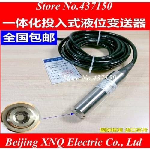 Integrated water Level Transmitter Level Sensor Level Controller Input Water Level Sensor 4-20MA,Free Shipping