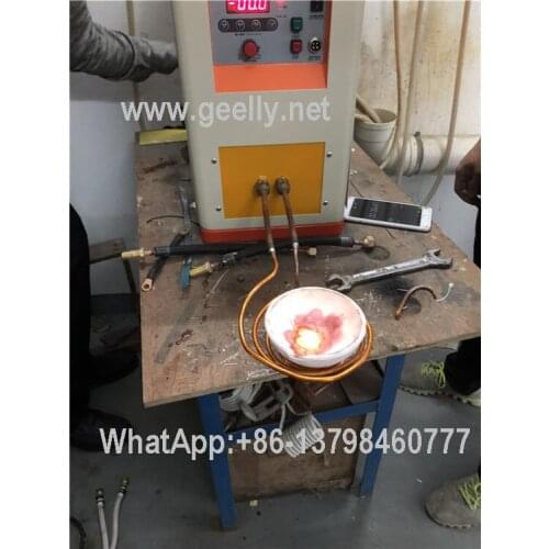 12KW Ultra high frequency Induction melting machine for melting Gold silver copper brass with Ultra fast melting speed