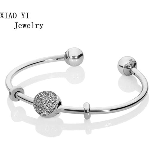 XIAOYI 100% 925 winter bracelet gift set original womens fashion personality jewelry women brithday wedding gentle