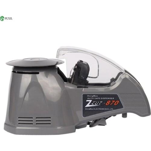 ZCUT-870 high quality automatic packing tape dispenser, electric packing tape dispenser, tape cutter 110-230V 18W 15-70MM