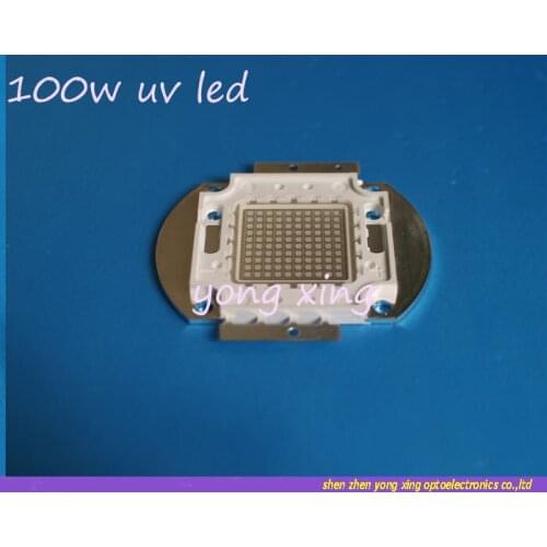 100W Ultra Violet Purple 365nm-370nm UV High Power LED Light Lamp for Bulb