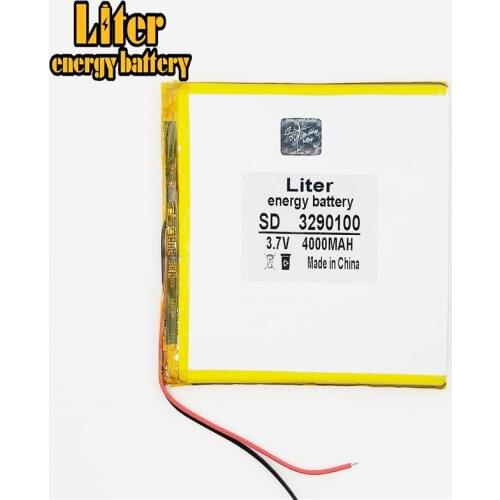 3.7V,4000mAH,3290100 PLIB; polymer lithium ion / Li-ion battery for GPS,mp3,mp4,mp5,dvd,bluetooth,model toy