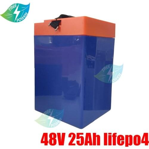 48v 25Ah Lifepo4 battery pack with bms Lithium iron battery 25ah 48v Electric Bike scooter motor battery+3A charger