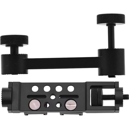 For DJI OSMO Mobile Gimbal Handheld Tripod Accessories Straight Extension Arm + CNC Universal Extension Bracket Mount