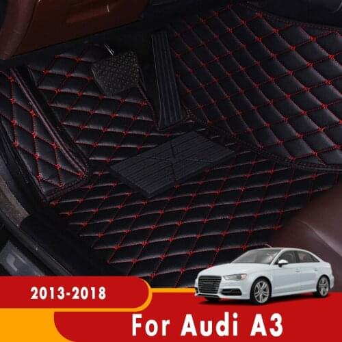 For Audi A3 2018 2017 2016 2015 2014 2013 Car Floor Mats Carpets Styling Custom Accessories Parts Anti-Dirty Waterproof