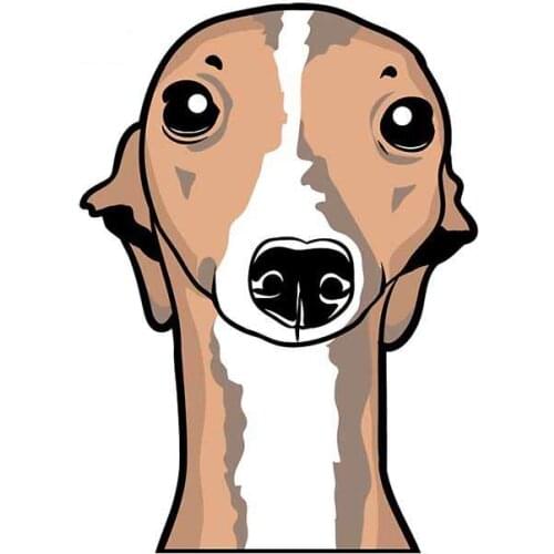Hot 13cm for Italian Greyhound Repair Decal DIY Car Stickers Fashion Waterproof Vinyl Material for JDM SUV RV Decor Apply To Car