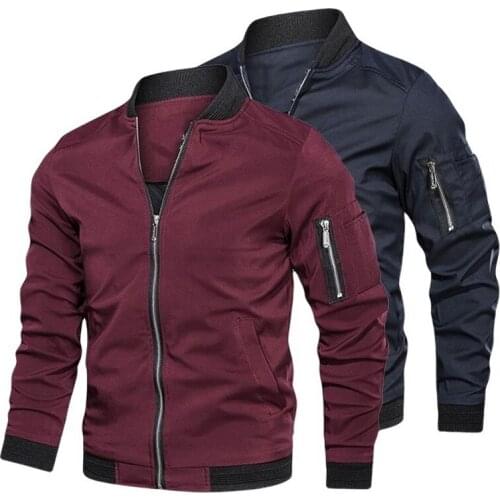 Men Brand Overcoat Men Casual Jacket Fashion Zip Up Slim Fit Streetwear Male Baseball Jacket Plus Size 5XL