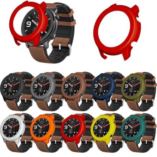 Soft Silicone Watch Protective Case Cover Protector for Amazfit GTR 42/47mm Smart Wearable Devices Accessories