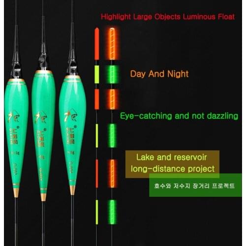 2021 New Hot-selling High-brightness Long-distance Eye-catching Fishing Float LED Luminous Used Day And Night Dual-use