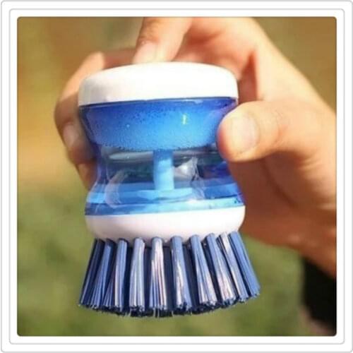 New Home Kitchen Washing Utensils Pot Dish Brush With Washing Up Liquid Soap Dispenser Kitchen Wash Tool Pot Dish Brush
