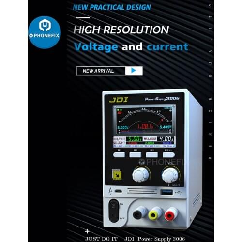 HR3006 30V 6A Intelligent Power Supply Voltage Regulator Current Power Oscilloscope Meter Fast USB Charging Phone Repair Tools