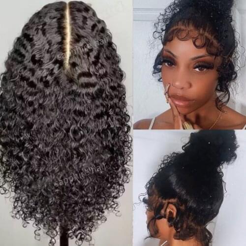 Transparent Lace 13X6 Brazilian Water Wave Human Hair Wigs 5x5 Closure Wig Lace Front Human Wigs Pre Plucked Remy Hair Glueless