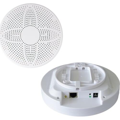 Ceiling mounted type Multiparameter sensor transmitter Warehouse air quality monitoring Wireless transmission alarm building