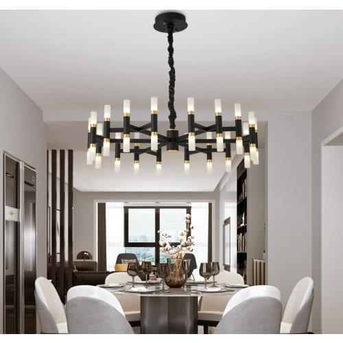 Simple postmodern Model Room LED Pendant Lights Living Room Study Tea Room led Pendant Lamp Restaurant Table Hanging Light