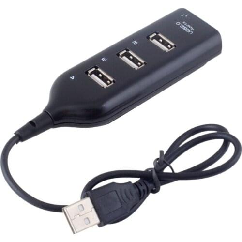 Wired 4 Port USB 2.0 HUB High Speed USB HUB Adapter for Laptop PC #171