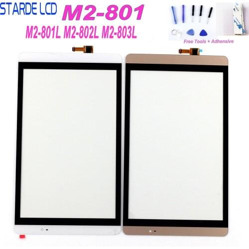 Starde For Huawei Mediapad M2 8.0 M2-801L M2-802L M2-803L M2-801 Touch Screen Digitizer Panel Glass Sensor with Free Tools