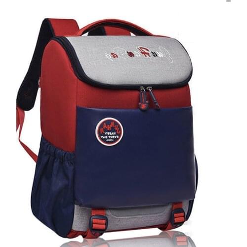 Boys School Bags Kids Primary School Backpack Girls Children Schoolbag Waterproof Oxford Bookbag Grades 3-6 Backpack School