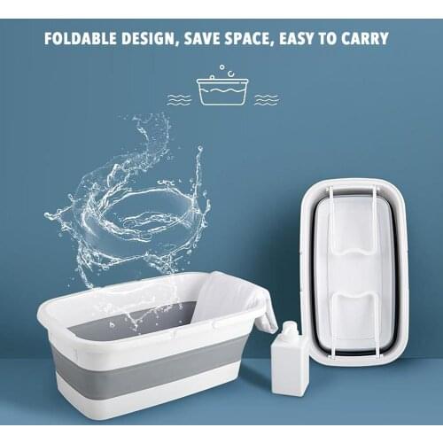 Folding Wash Basin Dish Tub Collapsible With Drain Plug Carry Handles Washing Basin Drainer Sink Colander For Camping