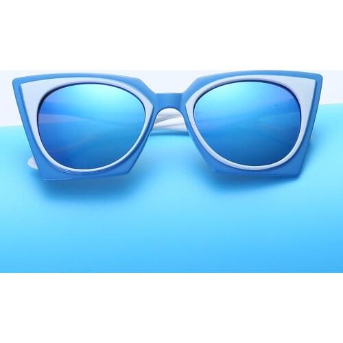 2021 Cat Eye Square Kids Sunglasses Girls Baby Boys Festival Punk Oversized Frame Children Sun Glasses Children Oculos De Sol UV