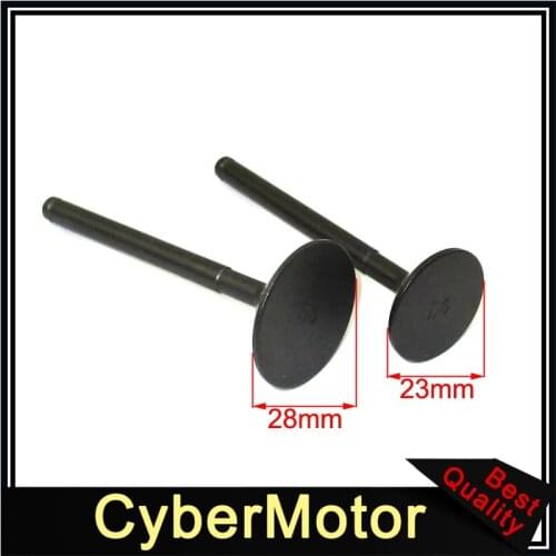 23mm 28mm Inlet Exhaust Valves For 2V YX 150 160 Z155 1P60YMJ Engine Dirt Pit Bike Pitster Pro Braaap Lucky MX
