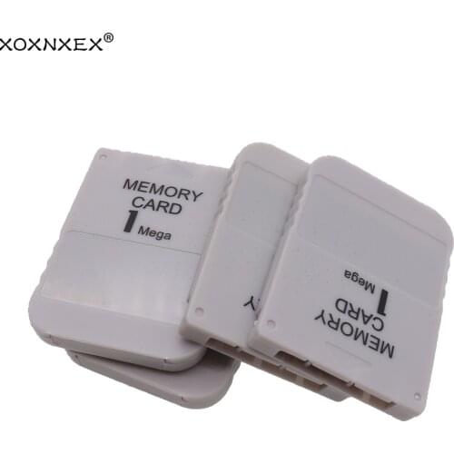 XOXNXEX 50 pcs For PS1 Memory Card 1 Mega Memory Card For Playstation One
