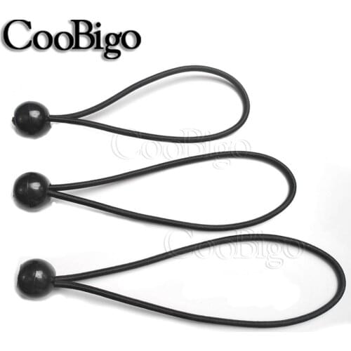 10pcs Bungee Cord Ball Tarp Canvas Tarpaulin Flagpole Ties Cord ends Elastic Rope Lace Fixed Boat Pole Camping Tent Accessories