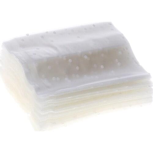 100pcs Plastic Biscuit Cookie Baked Food Packaging Bags Candy Sealing Bag for Packaging