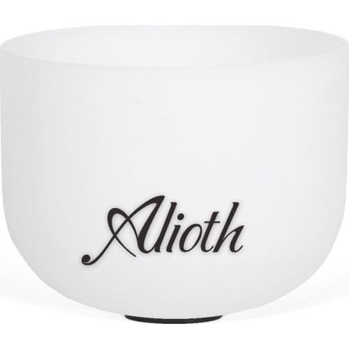 13 Inch 432Hz/Perfect Pitch Frosted Crystal Singing Bowl C Note for Root Chakra Use in Yoga/Meditation/Sound Therapy