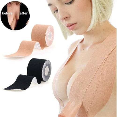 2Pcs/Set Invisible Bra Nipple Covers Boob Tape Women Sexy Adhesive Breast Enhancer Push Up Bras Strapless Bralette Sticky